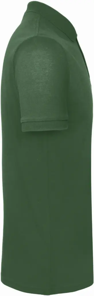 Men's organic polo shirt, bottle green — productfoto 6