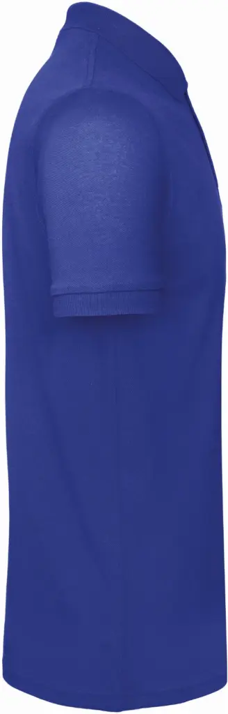 Men's organic polo shirt, cobalt blue — productfoto 7