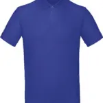 Men's organic polo shirt, cobalt blue — productfoto 16