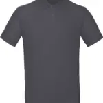 Men's organic polo shirt, dark grey — productfoto 17