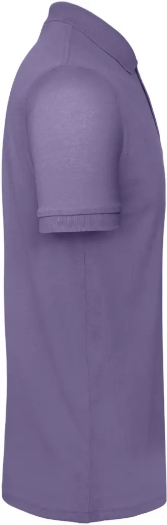 Men's organic polo shirt, millennial lilac — productfoto 11