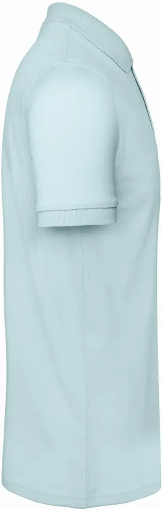 Men's organic polo shirt, millennial mint — productfoto 12