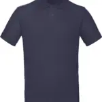 Men's organic polo shirt, navy blue — productfoto 13