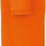Men's organic polo shirt, orange — productfoto 14