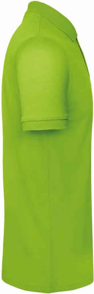 Men's organic polo shirt, orchid green — productfoto 15