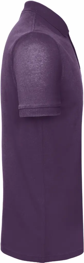 Men's organic polo shirt, radiant purple — productfoto 17