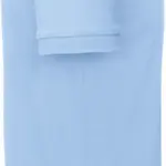 Men's organic polo shirt, sky blue — productfoto 18