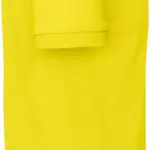 Men's organic polo shirt, solar yellow — productfoto 19