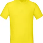 Men's organic polo shirt, solar yellow — productfoto 27