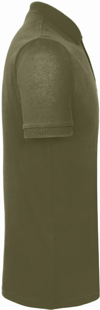 Men's organic polo shirt, urban khaki — productfoto 21