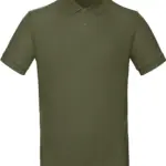 Men's organic polo shirt, urban khaki — productfoto 29