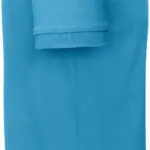 Men's organic polo shirt, very turquoise — productfoto 22