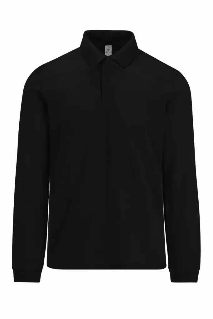 MY POLO 180 Heren lange mouwen, black — productfoto 4
