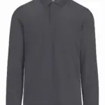 MY POLO 180 Heren lange mouwen, dark grey — productfoto 5