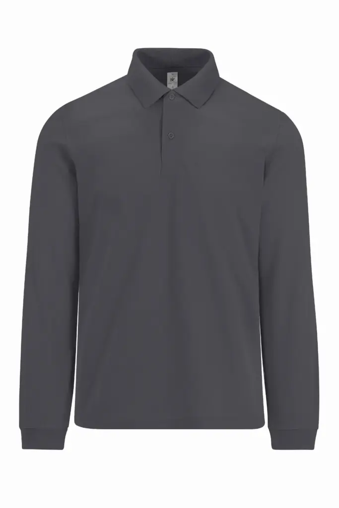 MY POLO 180 Heren lange mouwen, dark grey — productfoto 5