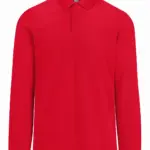 MY POLO 180 Heren lange mouwen, red — productfoto 7