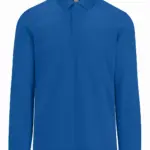 MY POLO 180 Heren lange mouwen, royal blue — productfoto 8