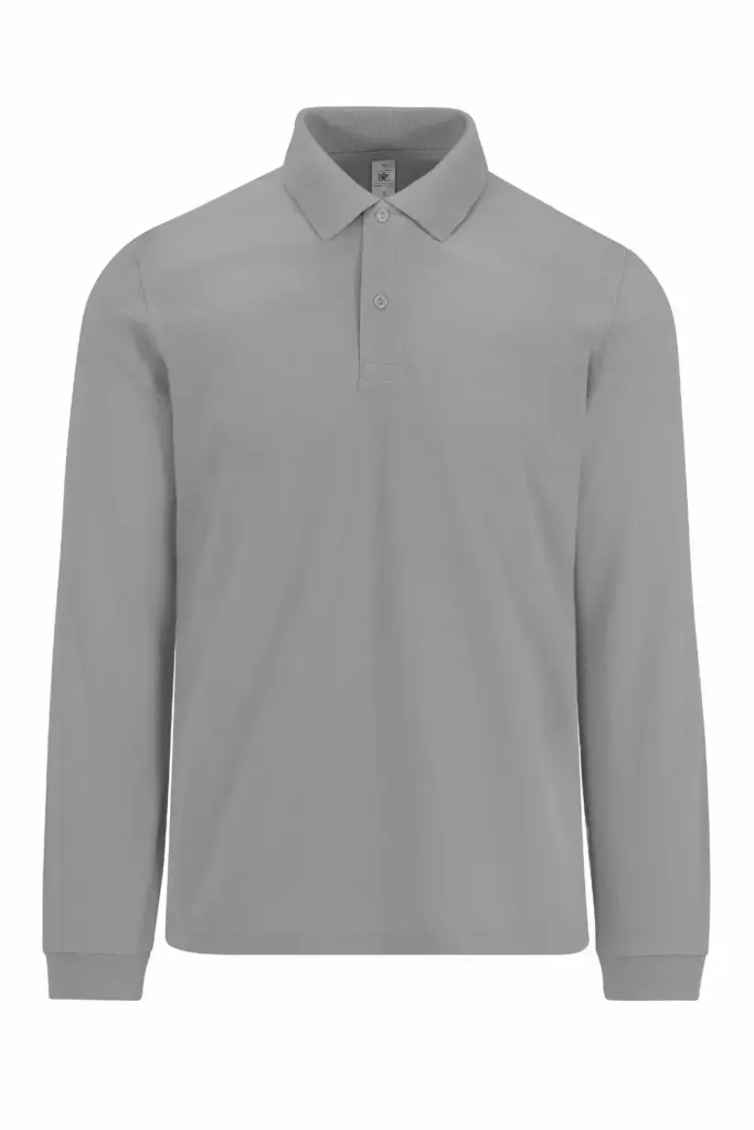 MY POLO 180 Heren lange mouwen, sport grey — productfoto 9
