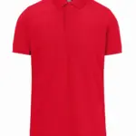PS_CGPU426_RED - Hidalgo-werbeartikel Polo bedrucken CGPU426 210g Piqué Baumwolle S-4XL — Produktfoto 7