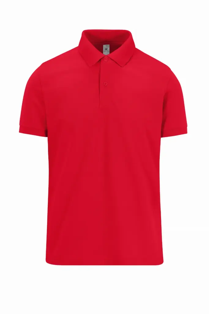 PS_CGPU426_RED - Hidalgo-werbeartikel Polo bedrucken CGPU426 210g Piqué Baumwolle S-4XL — Produktfoto 7