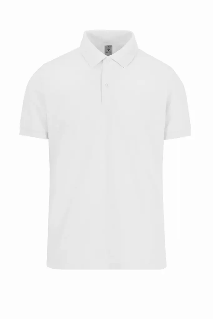 PS_CGPU426_WHITE - Hidalgo-werbeartikel Polo bedrucken CGPU426 210g Piqué Baumwolle S-4XL — Produktfoto 10