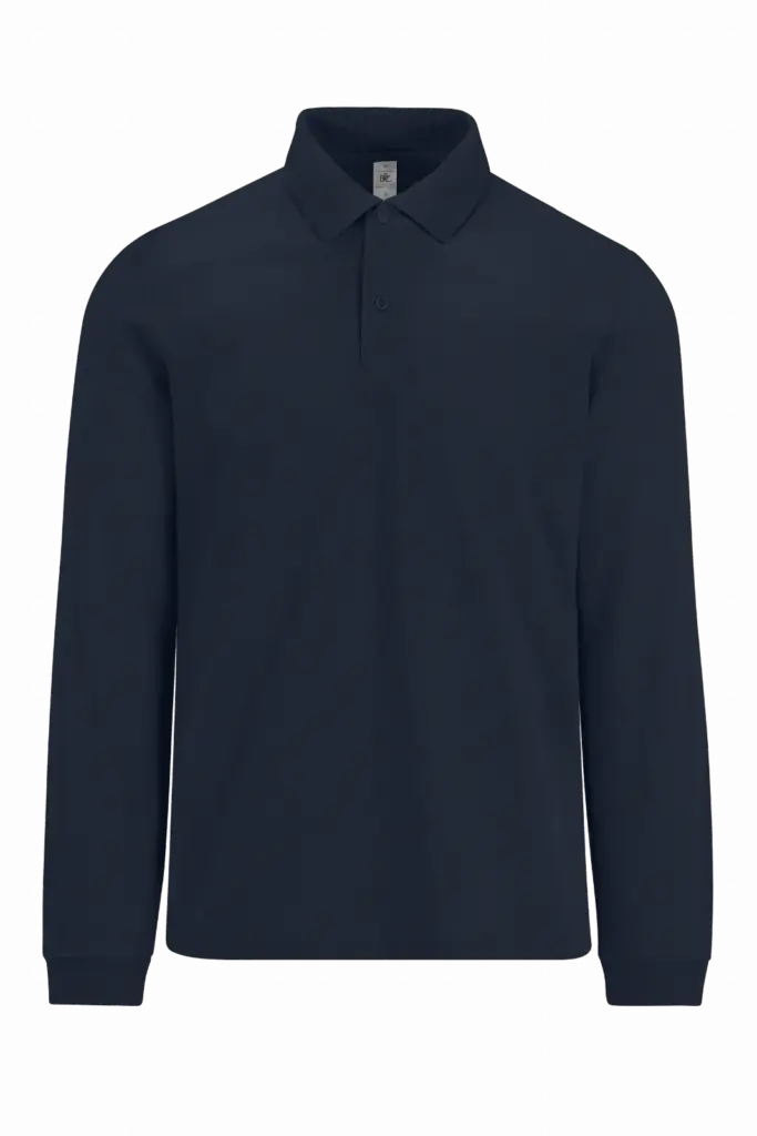 Printed Long Sleeve Polo CGPU427 Cotton Men S-4XL — product photo 6