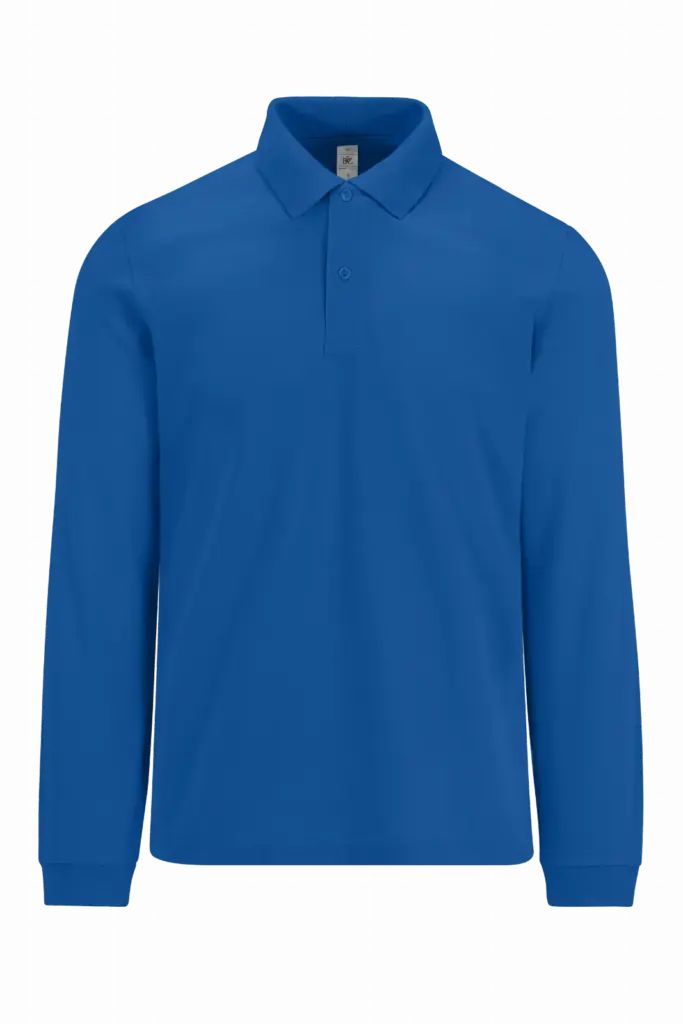 Printed Long Sleeve Polo CGPU427 Cotton Men S-4XL — product photo 8