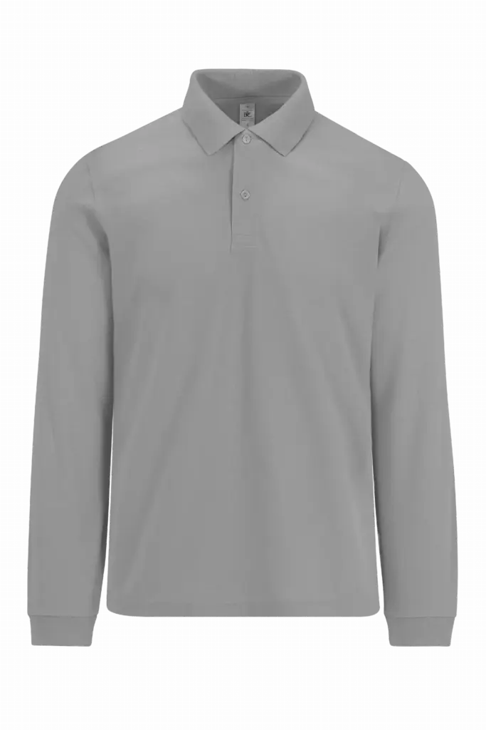 Printed Long Sleeve Polo CGPU427 Cotton Men S-4XL — product photo 9