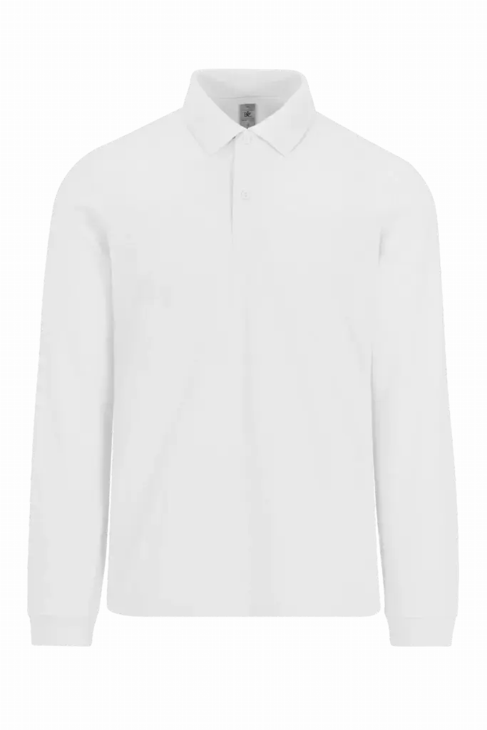 Printed Long Sleeve Polo CGPU427 Cotton Men S-4XL — product photo 10
