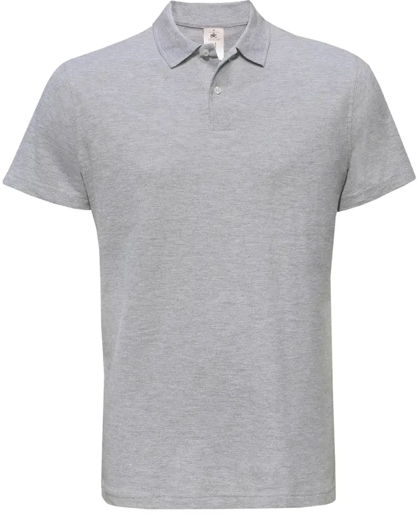 Id.001 Polo Shirt, heather grey — productfoto 12