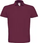 Id.001 Polo Shirt, wine — productfoto 24
