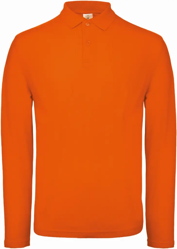 Custom Men's Long Sleeve Polo CGPUI12 Pique Cotton XS-3XL — product photo 10