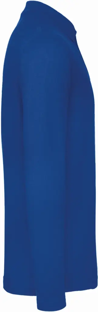ID.001 Men's long-sleeve polo shirt, royal blue — productfoto 11
