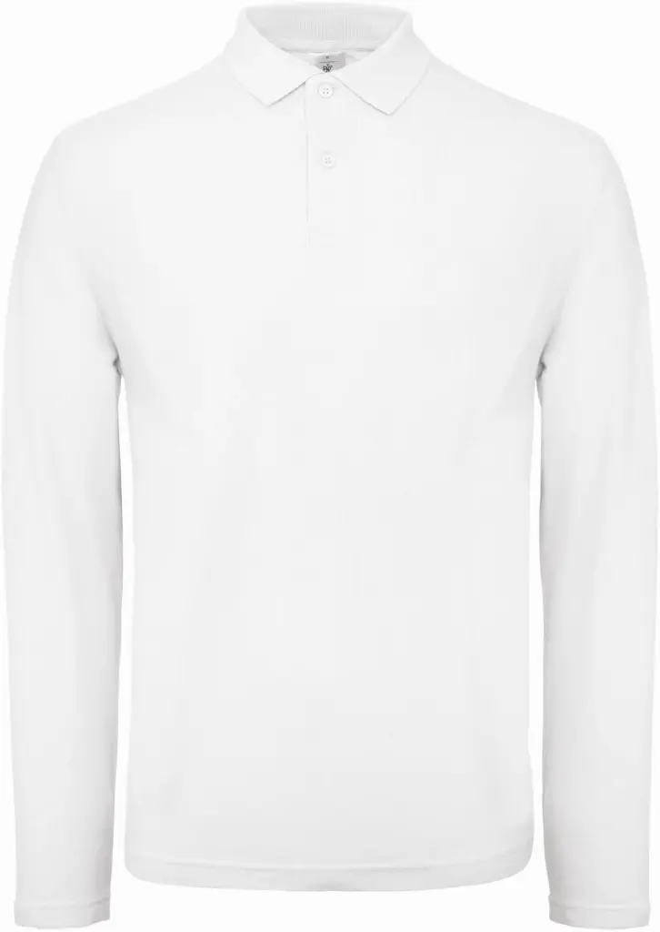 Custom Men's Long Sleeve Polo CGPUI12 Pique Cotton XS-3XL — product photo 13