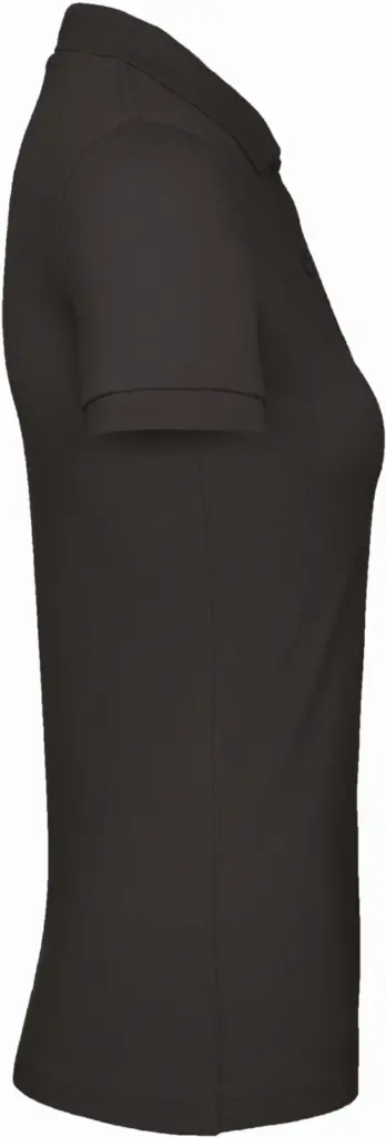 Ladies' organic polo shirt, black — productfoto 5