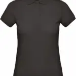 Ladies' organic polo shirt, black — productfoto 6