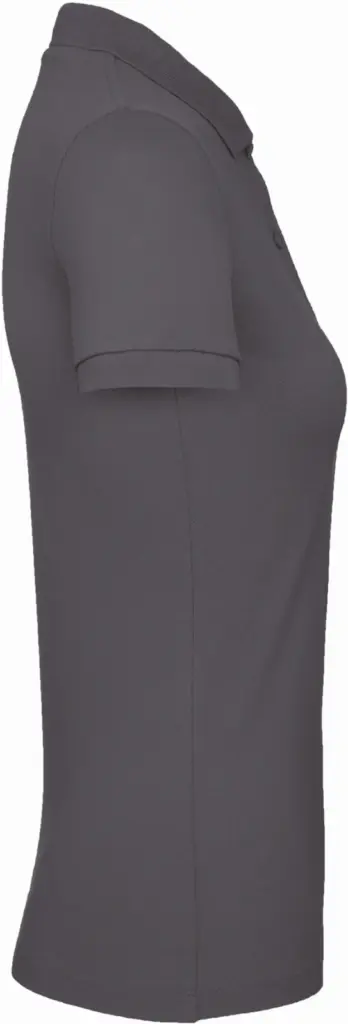 Ladies' organic polo shirt, dark grey — productfoto 8
