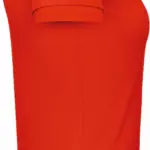 Ladies' organic polo shirt, fire red — productfoto 9