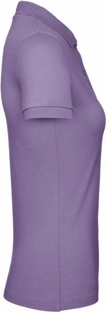 Ladies' organic polo shirt, millennial lilac — productfoto 11