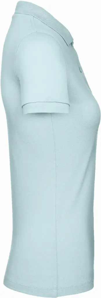 Ladies' organic polo shirt, millennial mint — productfoto 12