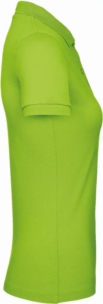 Ladies' organic polo shirt, orchid green — productfoto 15