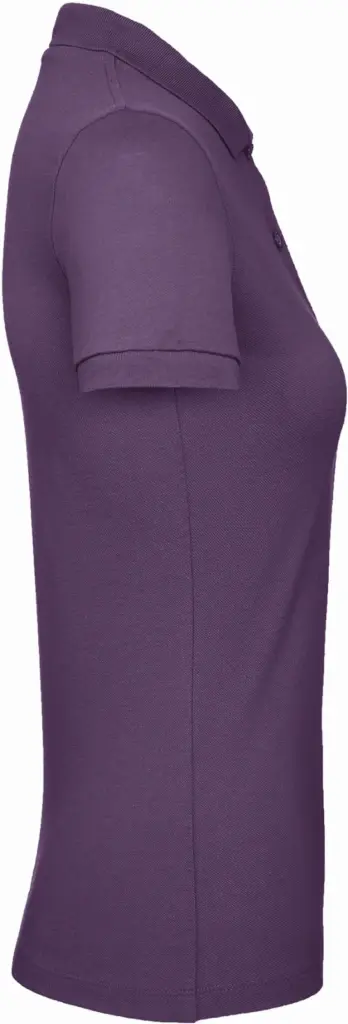 Ladies' organic polo shirt, radiant purple — productfoto 17