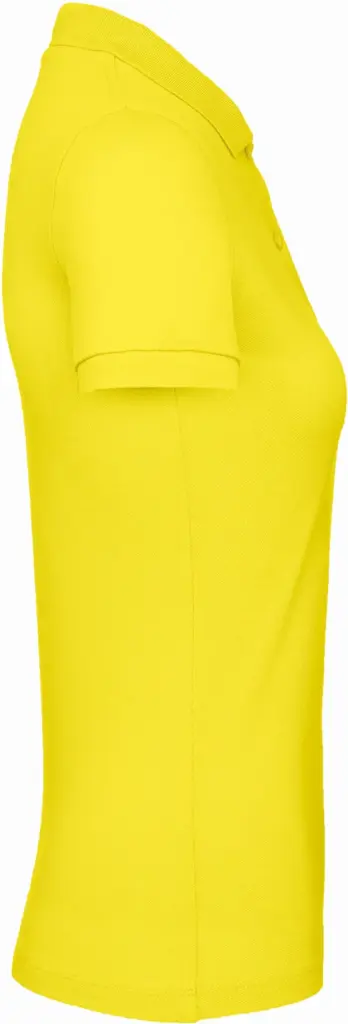 Ladies' organic polo shirt, solar yellow — productfoto 19