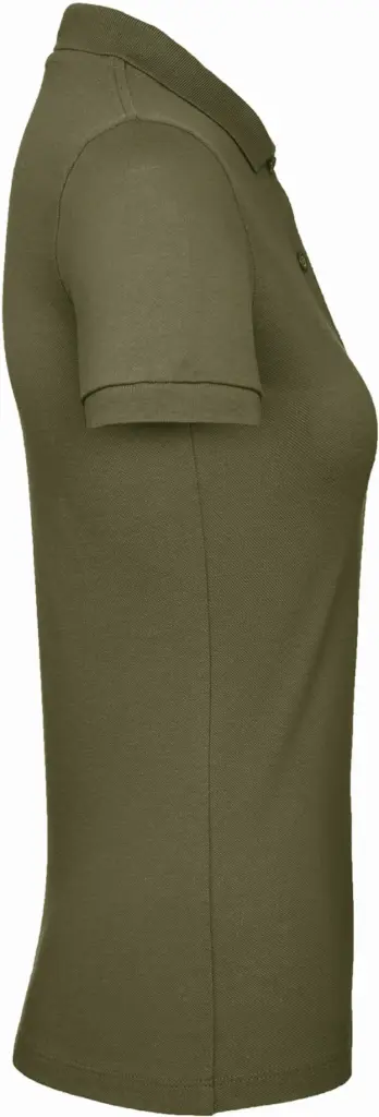Ladies' organic polo shirt, urban khaki — productfoto 21