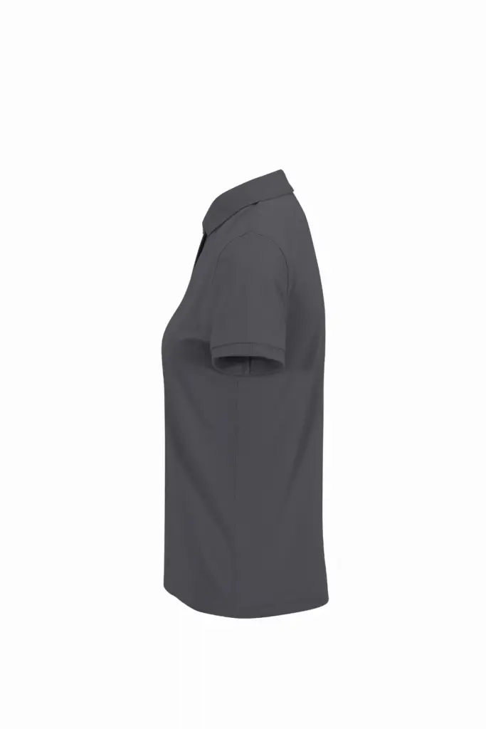 PS_CGPW461-S_DARKGREY - Hidalgo MY POLO 180 Dames korte mouwen, dark grey — productfoto 11