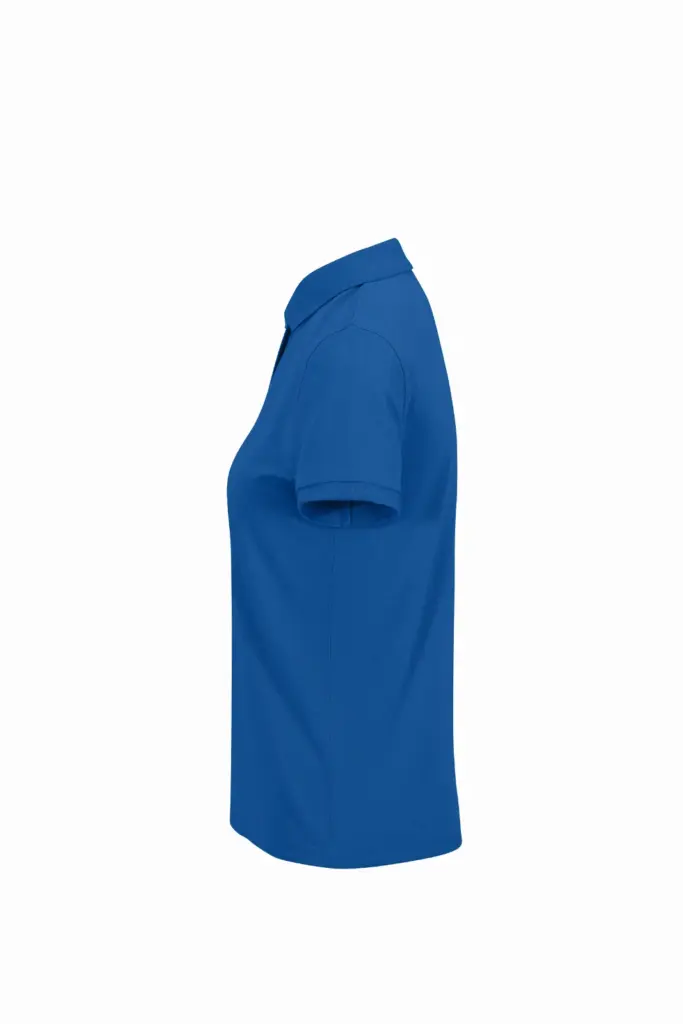 PS_CGPW461-S_ROYALBLUE - Hidalgo MY POLO 180 Dames korte mouwen, royal blue — productfoto 19