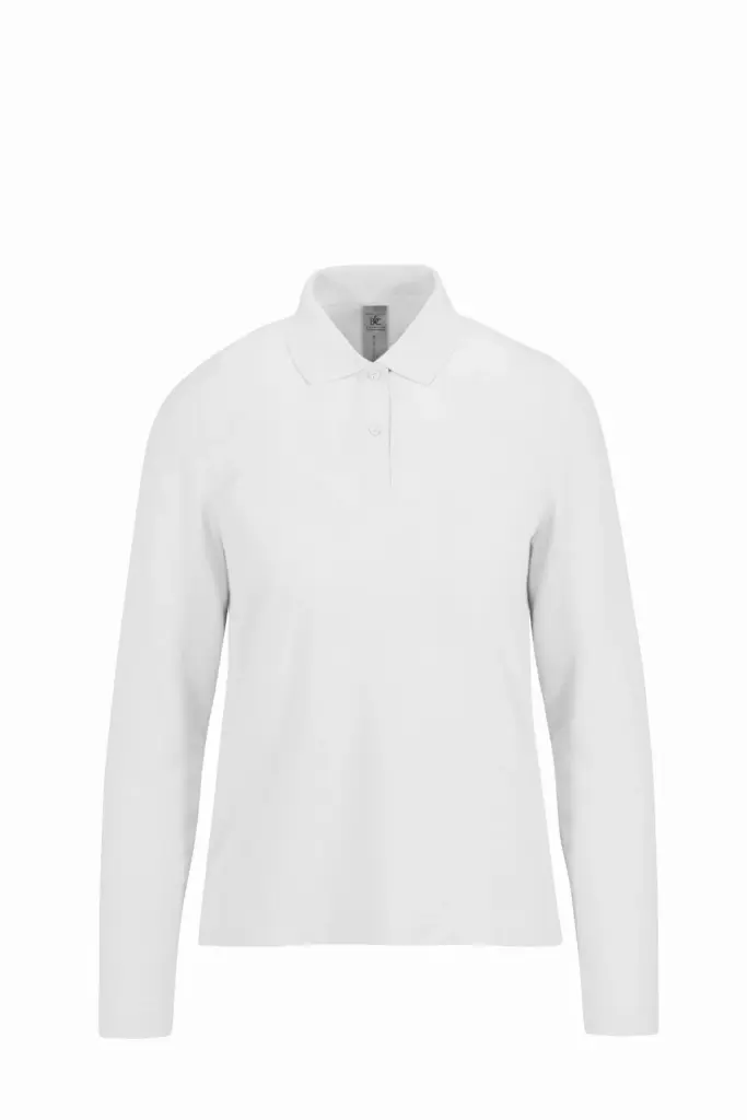 Women's Long Sleeve Polo CGPW464 Custom Pique Cotton XS-3XL — product photo 10