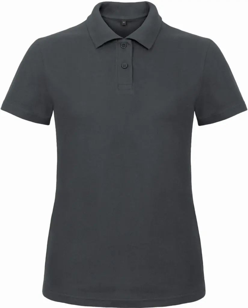 Id.001 Ladies' Polo Shirt, anthracite — productfoto 5