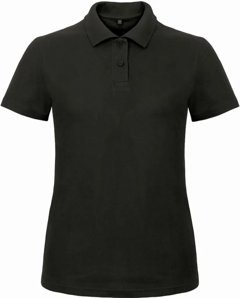Id.001 Ladies' Polo Shirt, black — productfoto 7