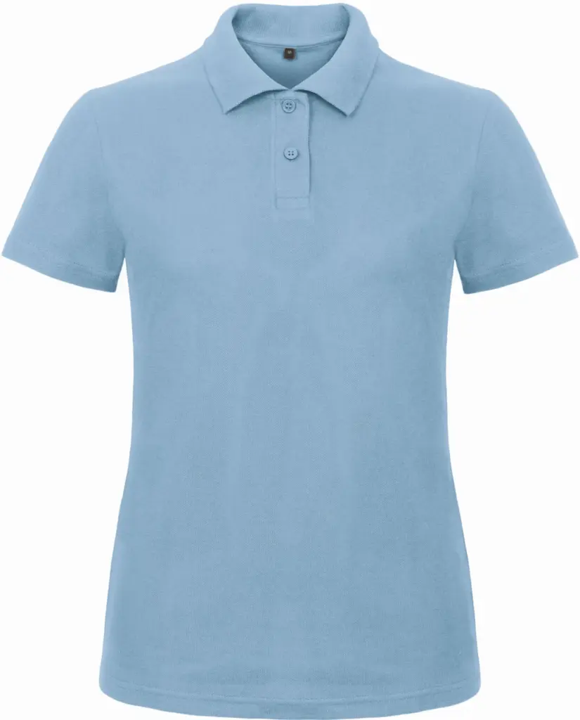 Id.001 Ladies' Polo Shirt, light blue — productfoto 14